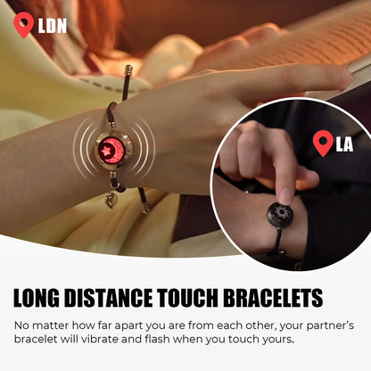 Long Distance Touch Bracelets for Couples