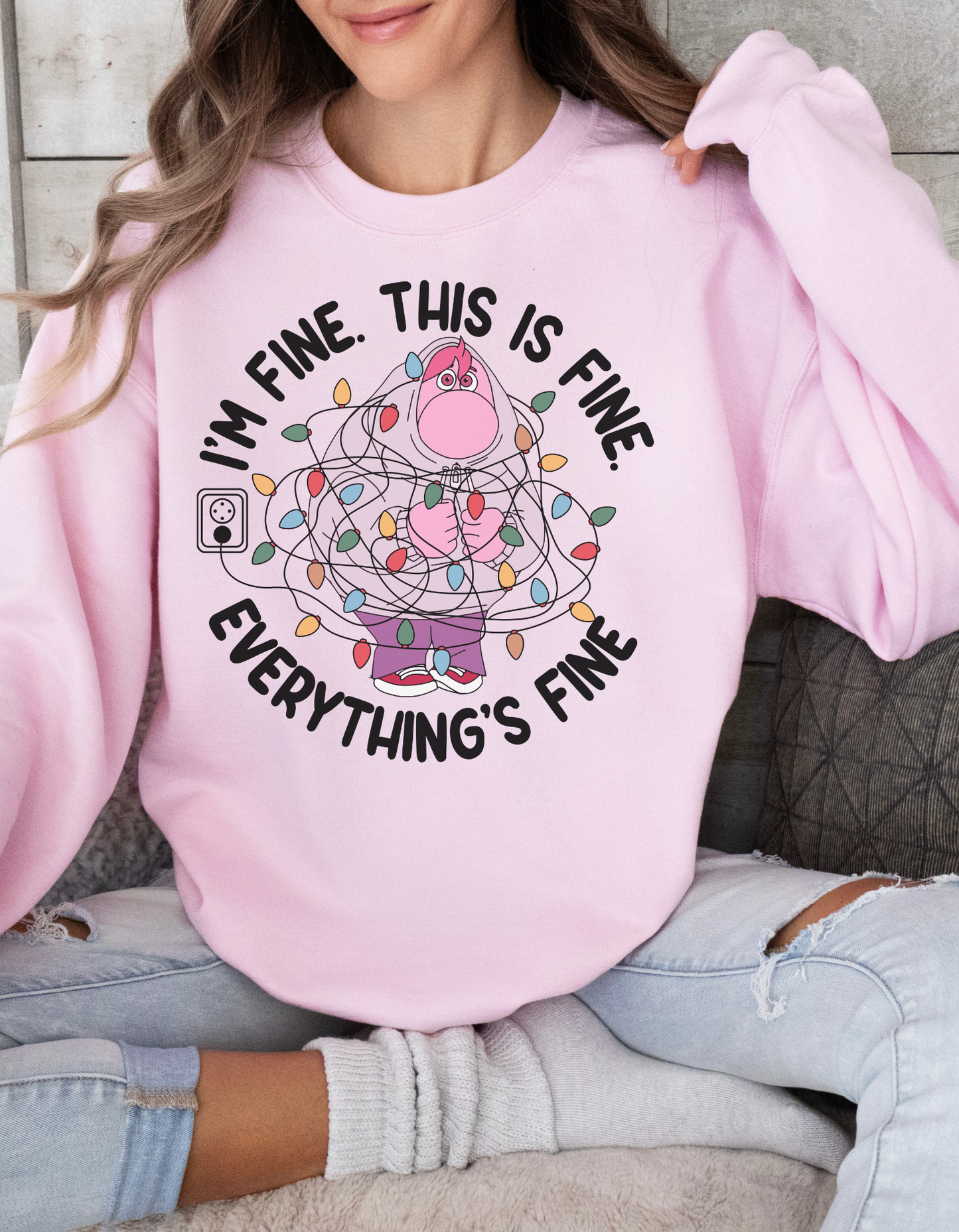 I'm Fine Unisex Sweatshirt 'Embarrassment Edition'