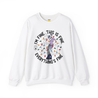 I'm Fine Unisex Sweatshirt 'Fear Edition'