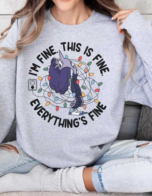 I'm Fine Unisex Sweatshirt 'Eunni Edition'