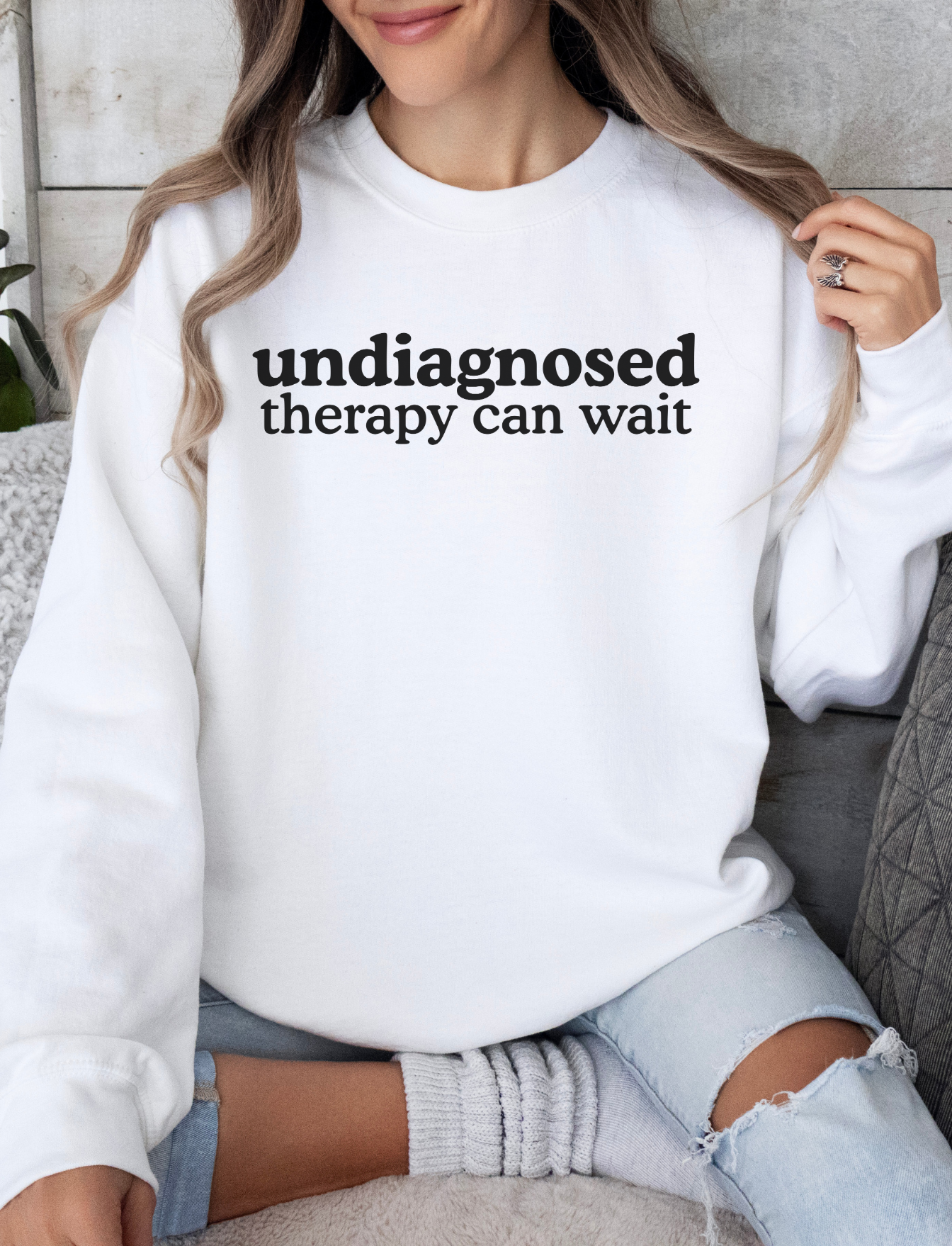 Therapy can wait Sweatshirt